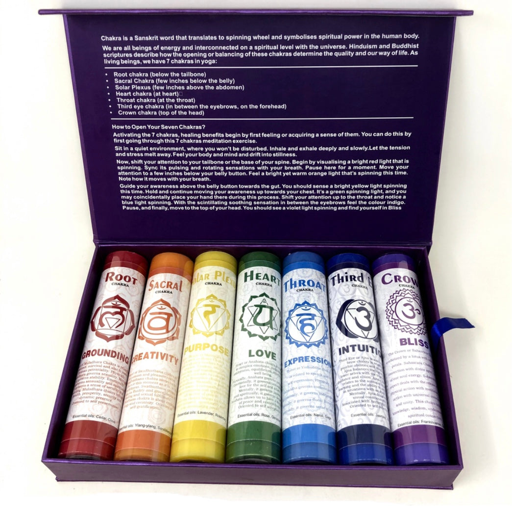Chakras Candle set