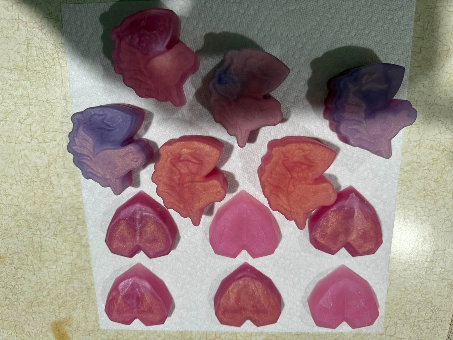 Unicorn and Heart Soaps