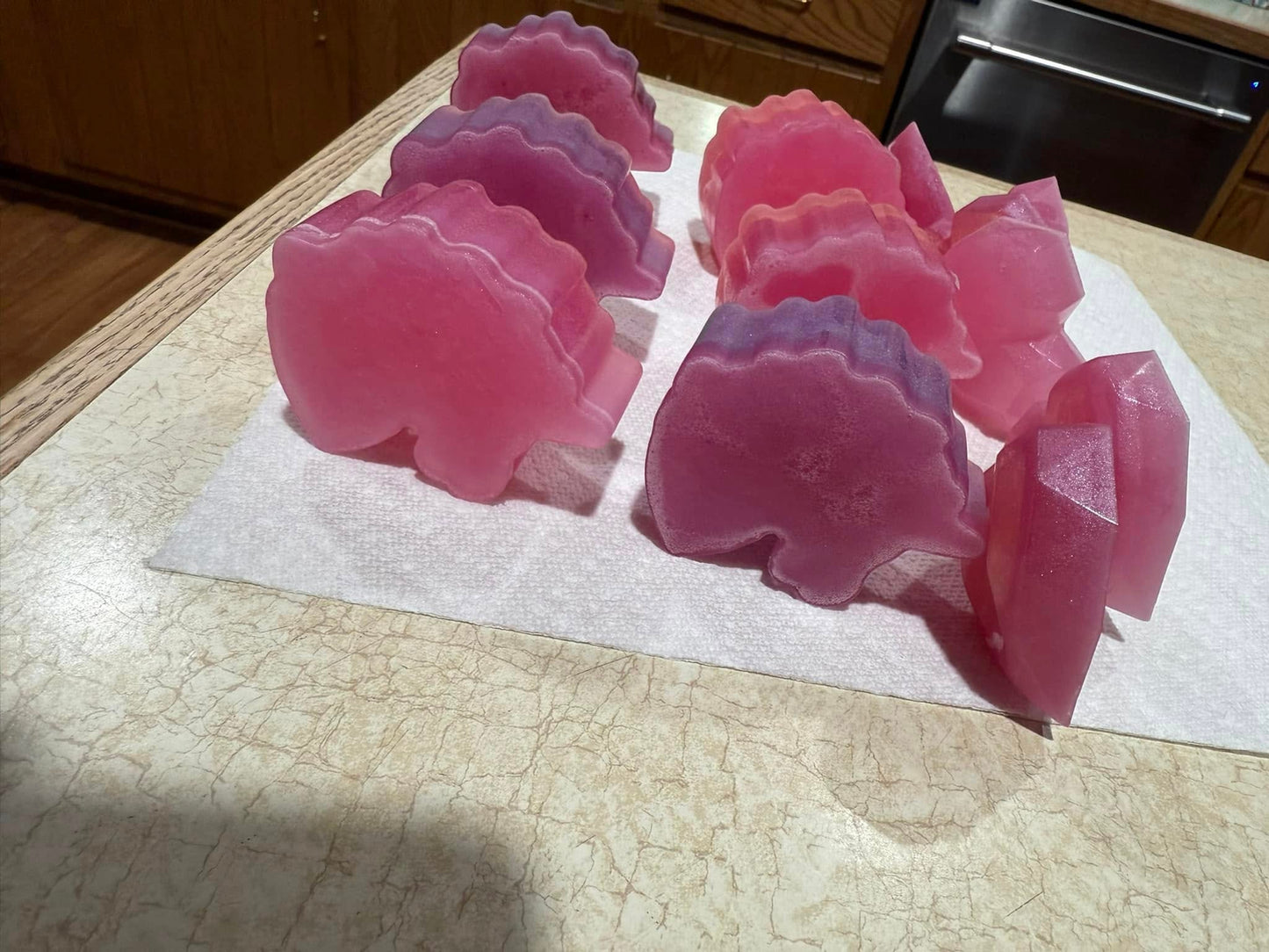 Unicorn and Heart Soaps