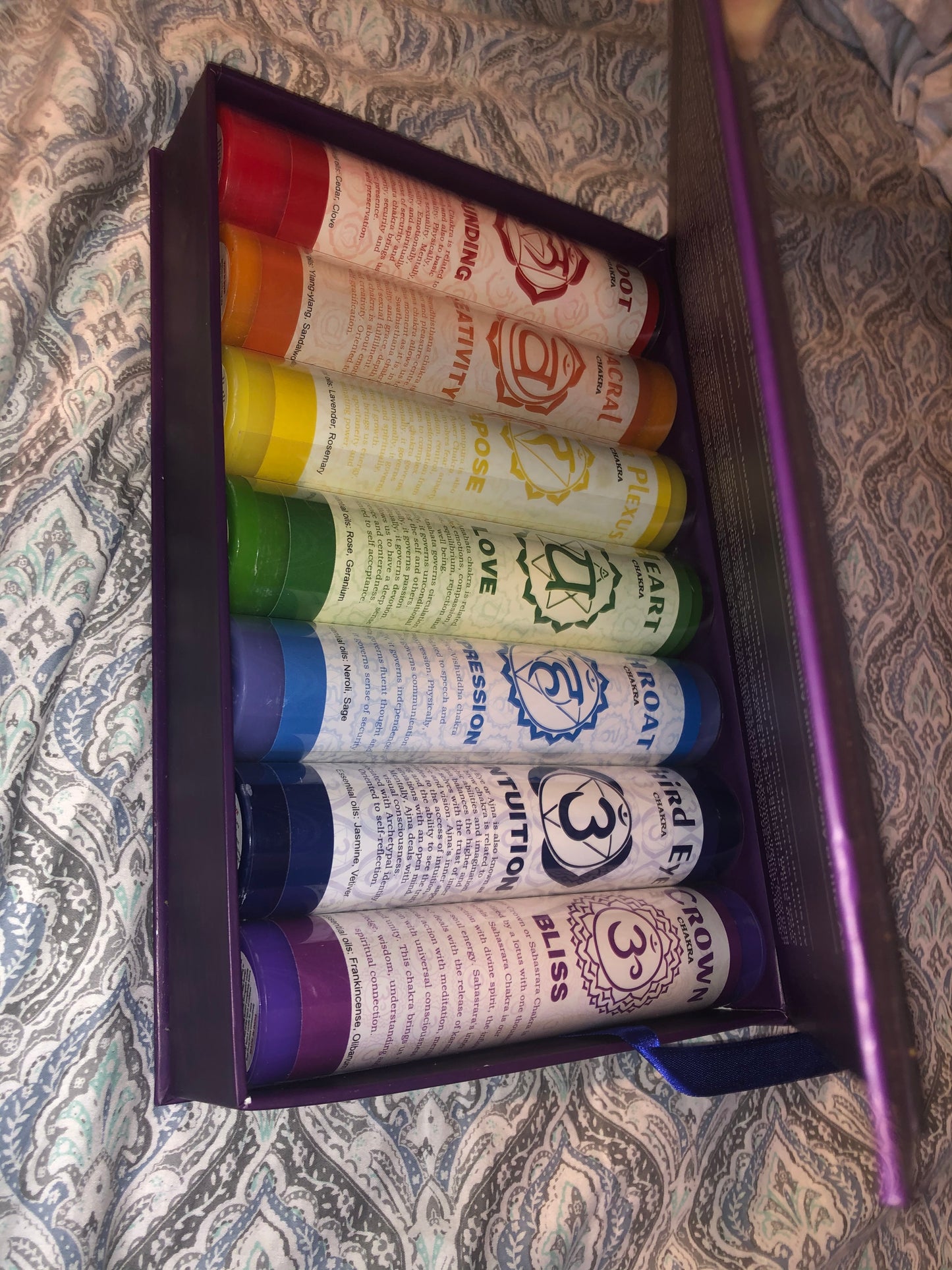 Chakras Candle set
