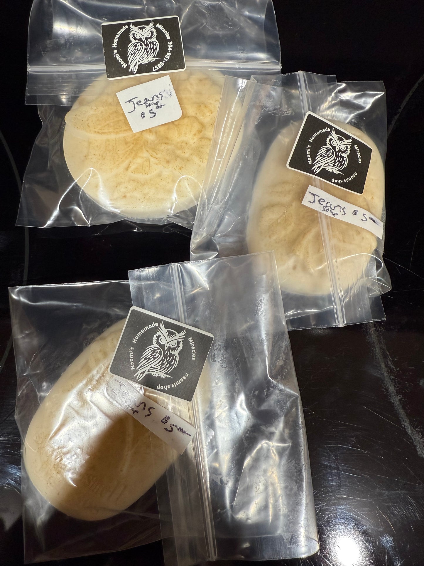 Jeans scent soaps